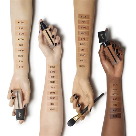 all hours ysl foundation shades|YSL all hours foundation sephora.